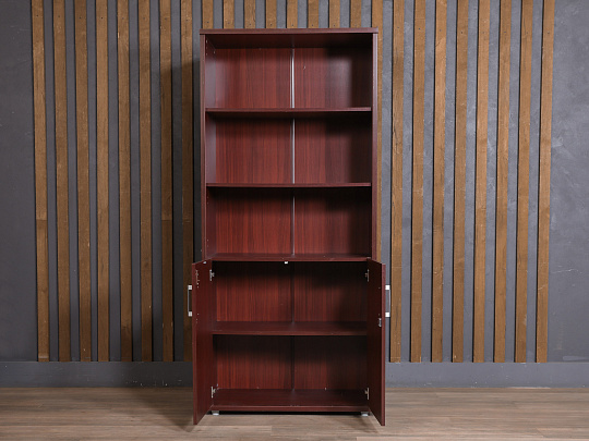 Шкаф для документов ЛДСП Махагон