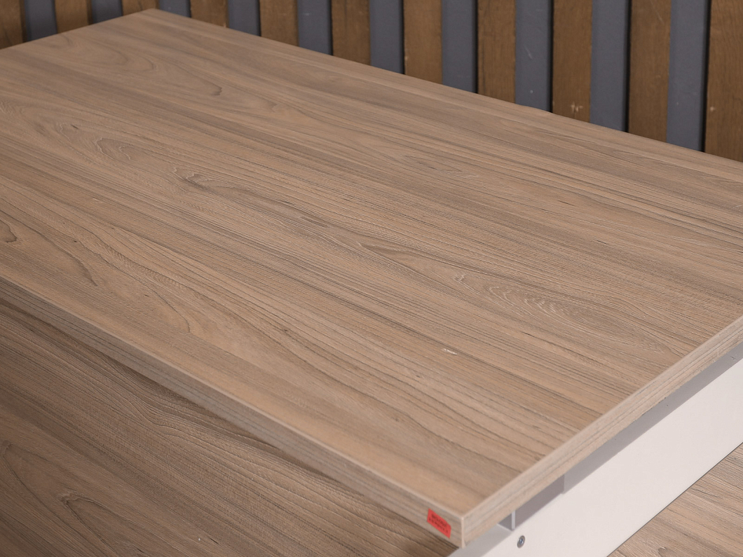 Стол с тумбой ЛДСП Бук (СТПБКБ1-250126)