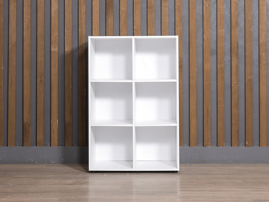 Шкаф-стеллаж для документов ЛДСП Белый (ШДБ-131225)