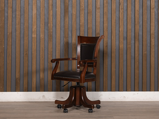 Кресло руководителя Кожа Чёрный Импорт