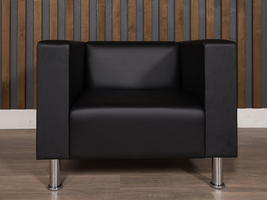 Кресло СИТИ Искусственная кожа Чёрный Россия
