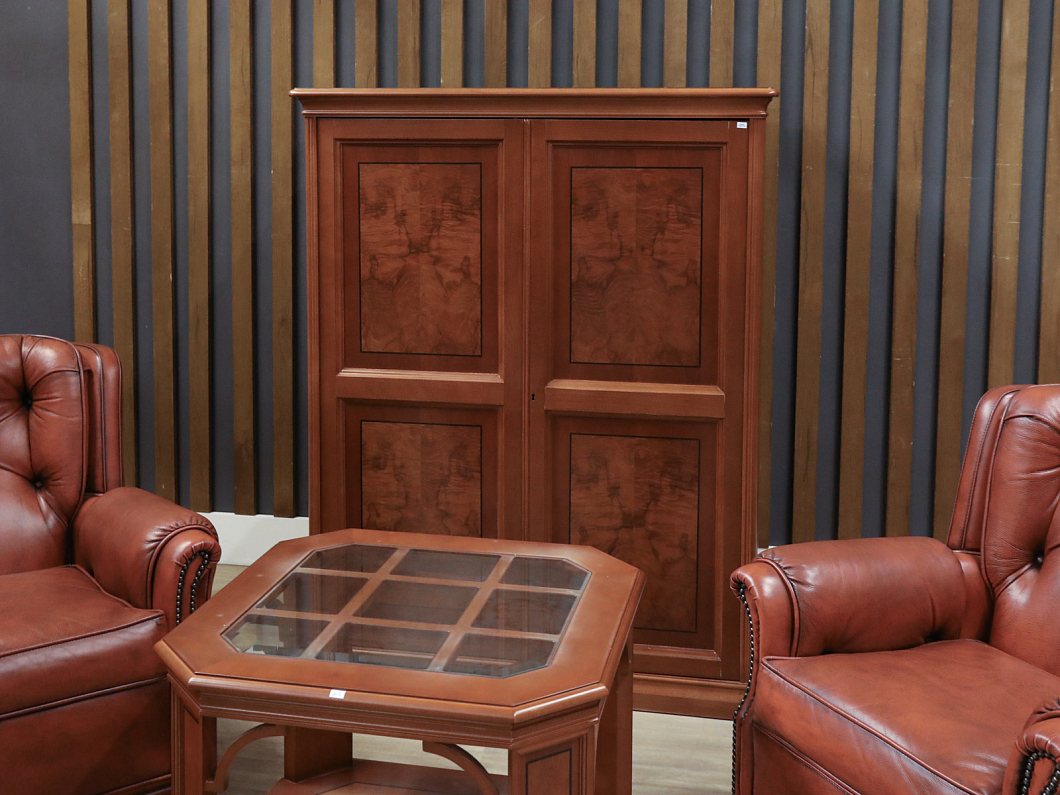 Кресло FRATELLI MASCHERONI Кожа Коричневый Италия (КРКЖТ-090725)