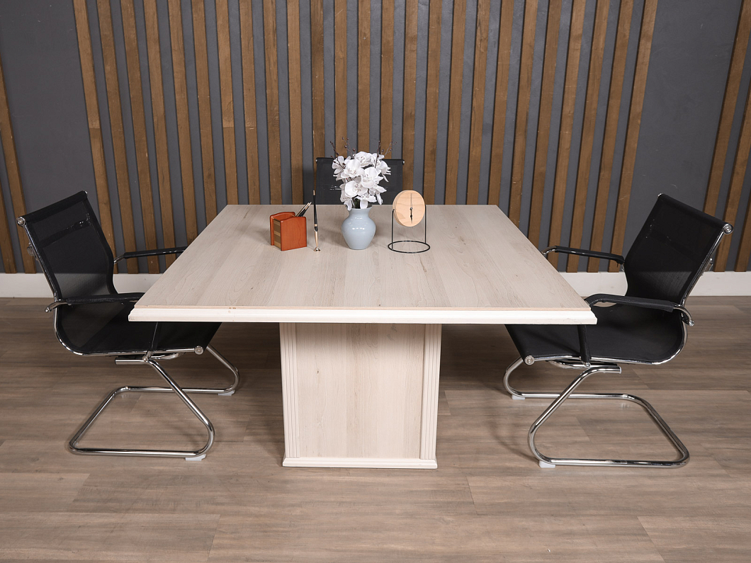 Стол для переговоров БелГро RAUT ЛДСП Дуб Беларусь (СГД-060825)