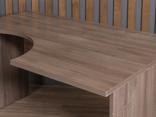 Стол эргономичный ЛДСП Ясень шимо