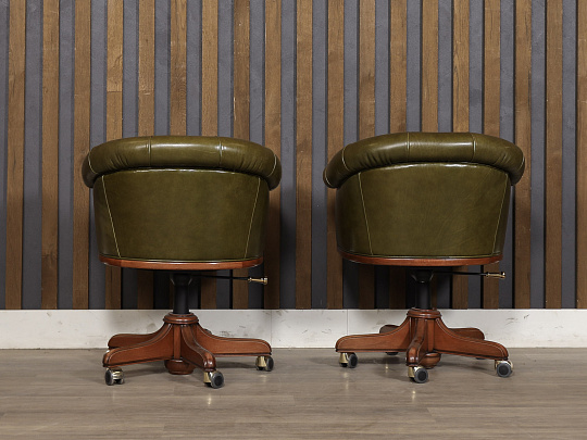 Офисное кресло Vienna Origgi Salotti 607 Искусственная кожа Зелёный Италия