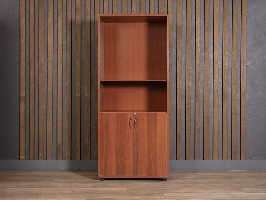 Шкаф для документов ЛДСП Вишня