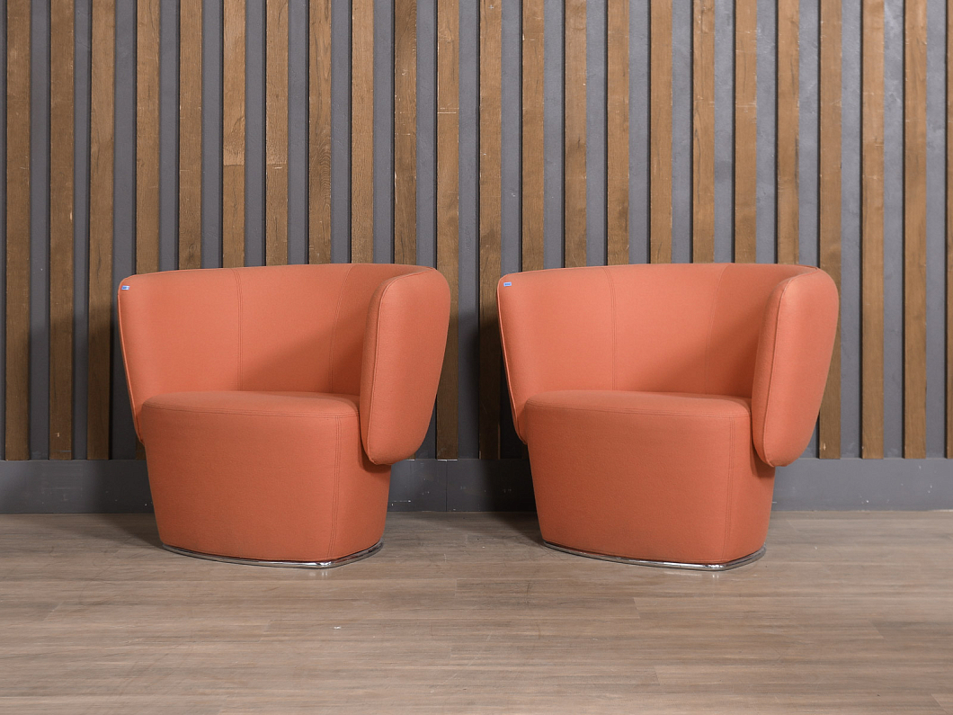 Кресло SOFTLINE Ткань Красный Дания (КМТРЗ2-281225)