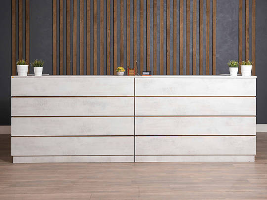 Ресепшн ЛДСП Белый