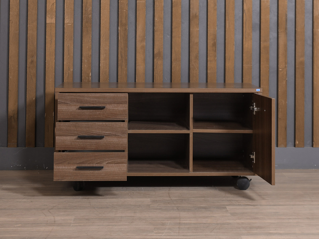 Тумба выкатная ЛДСП Орех (ГРОР-251225)