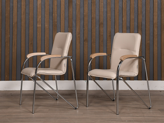 Конференц-кресло Самба Искусственная кожа Бежевый Россия