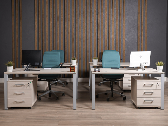 Стол с тумбой ЛДСП Бук