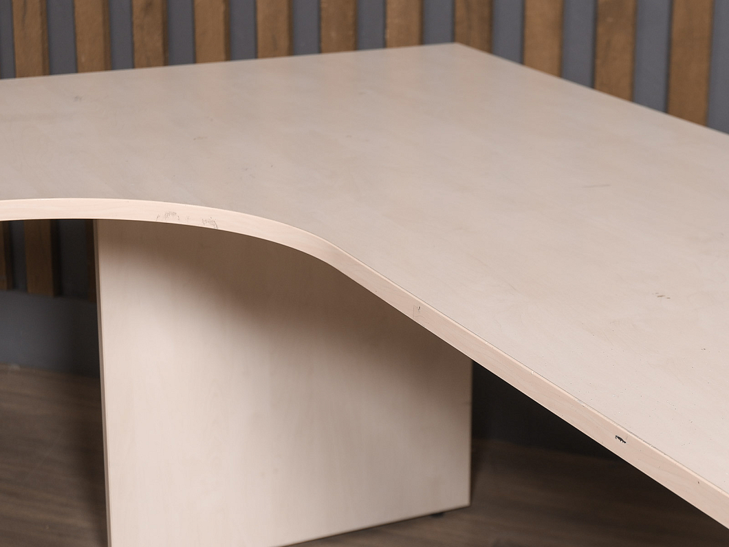 Стол с тумбой ЛДСП Бук (СПЭТБК-171025)