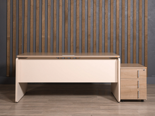 Комплект офисной мебели ЛДСП Ясень шимо