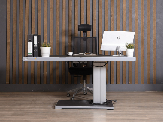 Стол руководителя Металл Серый Импорт