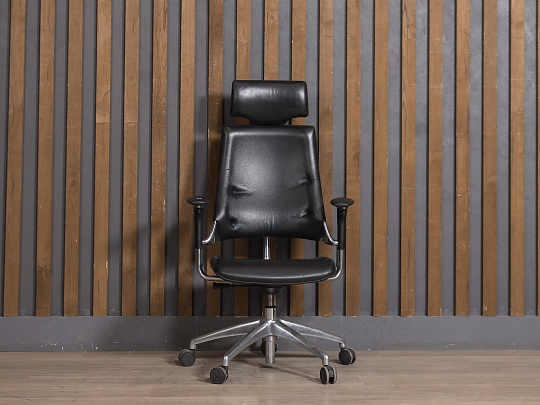 Кресло руководителя Кожа Чёрный