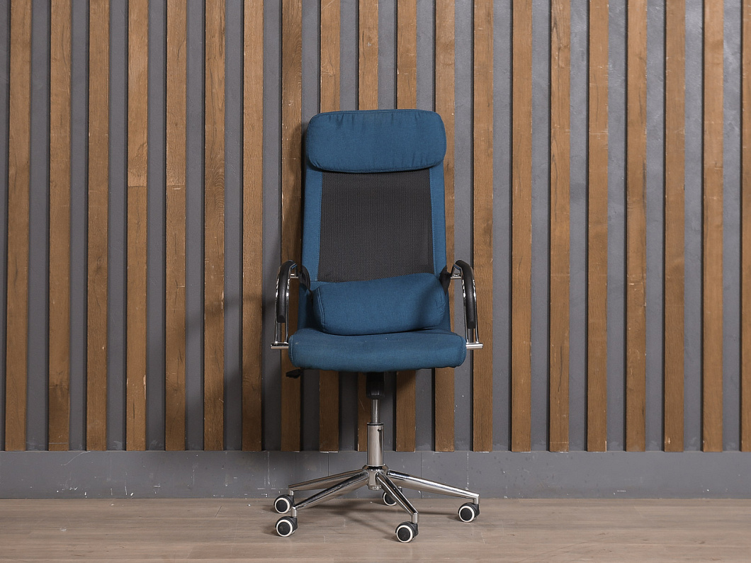 Кресло руководителя Ткань Синий (КРТСН-271225)