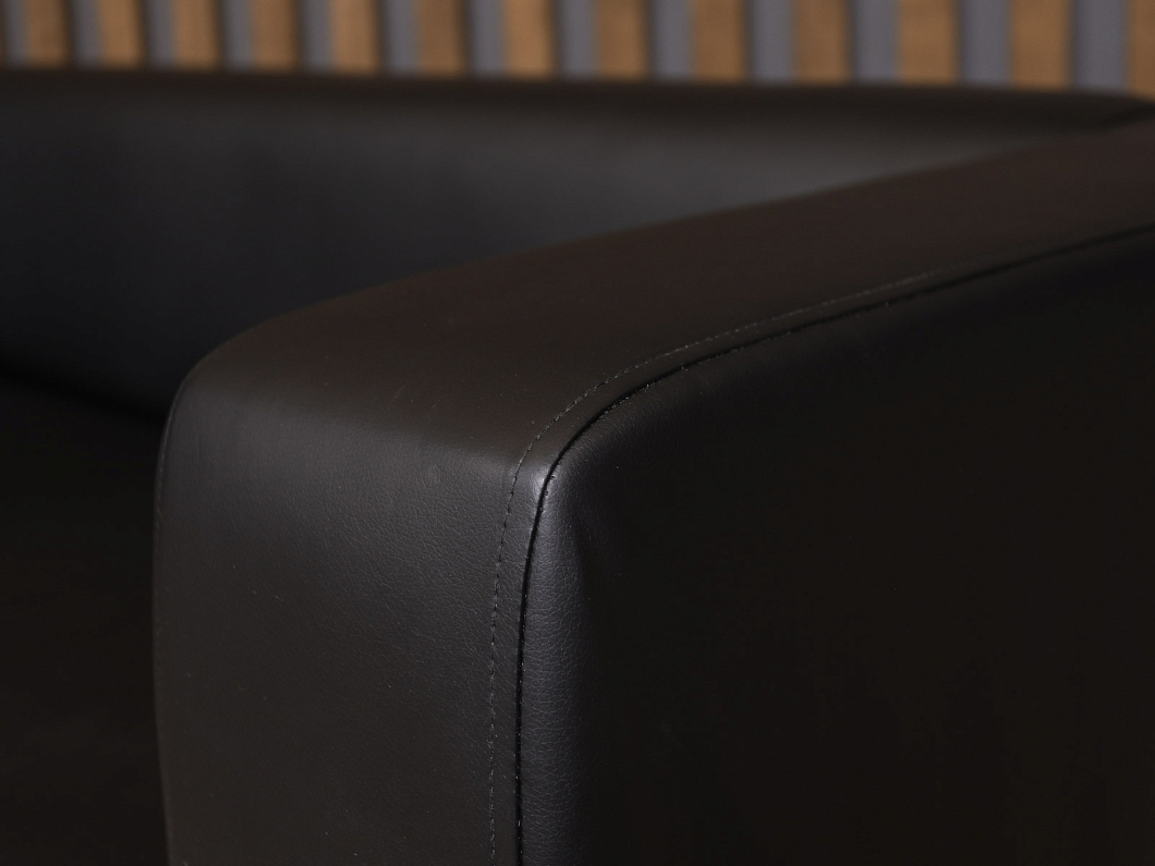 Диван БОН Искусственная кожа Чёрный Россия (ДЭЧ2-БОН)