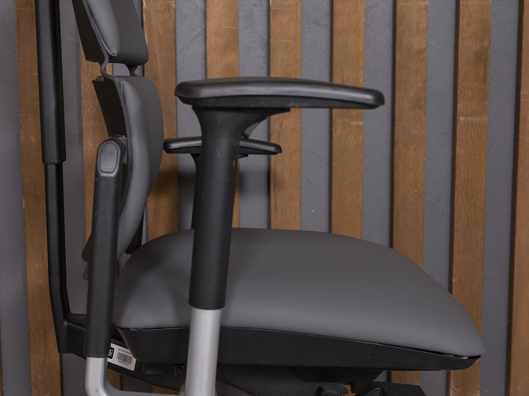Кресло руководителя Steelcase Please 2 Ergonomic Ткань Серый Франция (КРЭС-010120)