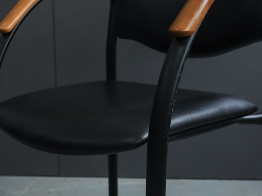 Конференц-кресло Искусственная кожа Чёрный