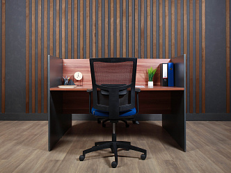 Комплект офисной мебели 1600x1610x1140 мм ДСП Серый