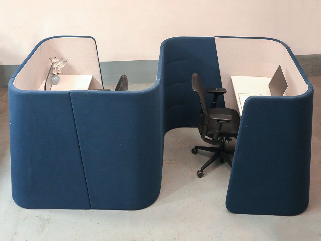 Комплект офисной мебели ToForm WORKSPACE ЛДСП Синий Россия (РМ2-270226)