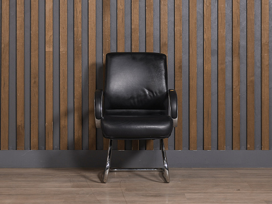 Конференц-кресло CHAIRMAN Искусственная кожа Чёрный Россия