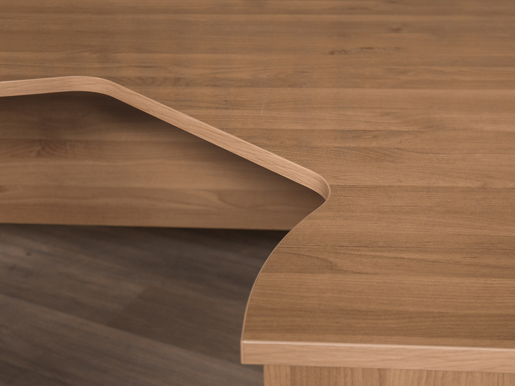 Стол эргономичный ЛДСП Ольха (СПЭОХ-201125)