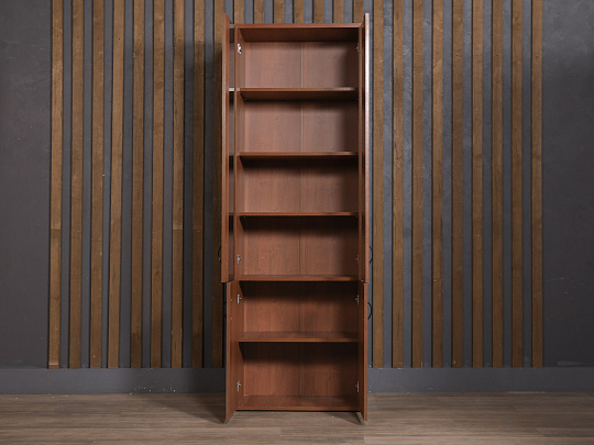 Шкаф для документов ЛДСП Вишня