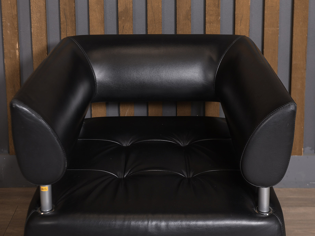 Кресло Искусственная кожа Чёрный (КЭЧ1-090725)