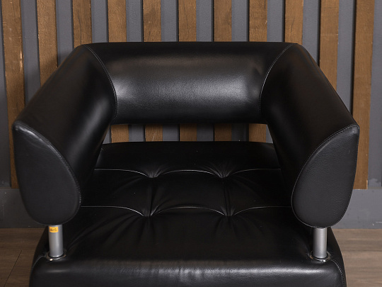 Кресло Искусственная кожа Чёрный
