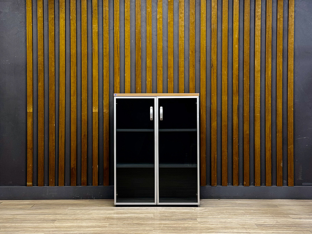 Шкаф для документов Офис-Директ Berlin ЛДСП Серый Россия (ШДСОХ-271225)