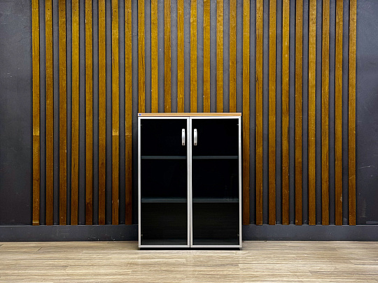 Шкаф для документов Офис-Директ Berlin ЛДСП Серый Россия