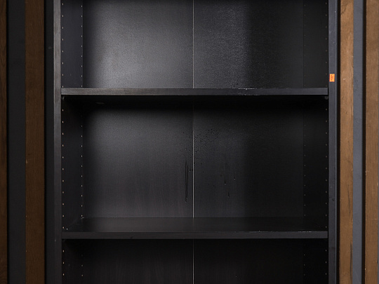 Шкаф-стеллаж для документов IKEA ЛДСП Чёрный Швеция