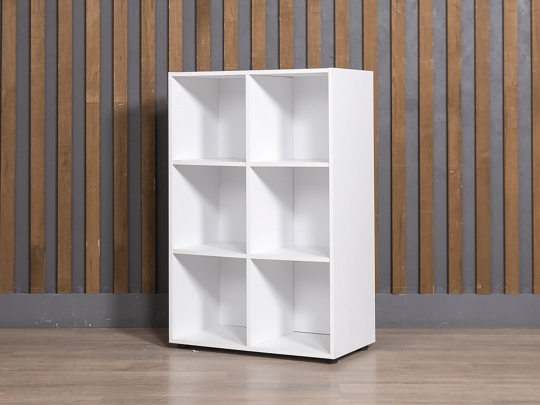 Шкаф-стеллаж для документов ЛДСП Белый (ШДБ-131225)