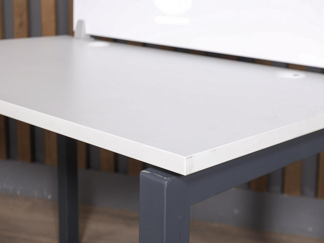 Стол прямоугольный ЛДСП Белый (СПБ-251025) Стол прямоугольный ЛДСП Белый (СПБ-251025)