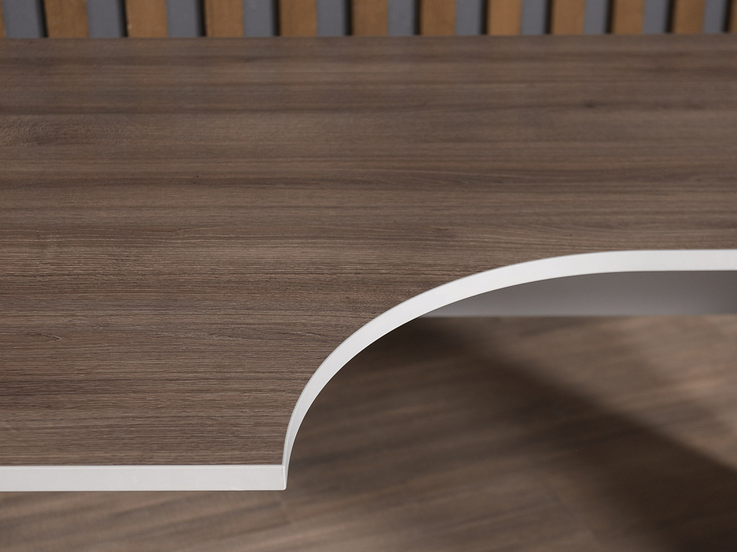 Стол эргономичный ЛДСП Венге (СПЭВГСР-211025)