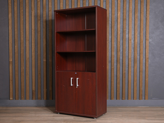 Шкаф для документов ЛДСП Махагон