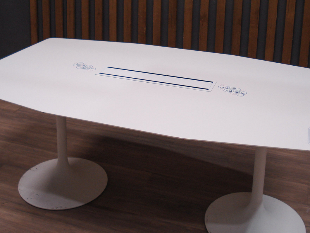 Стол для переговоров ЛДСП Белый (СППБ4-281225)