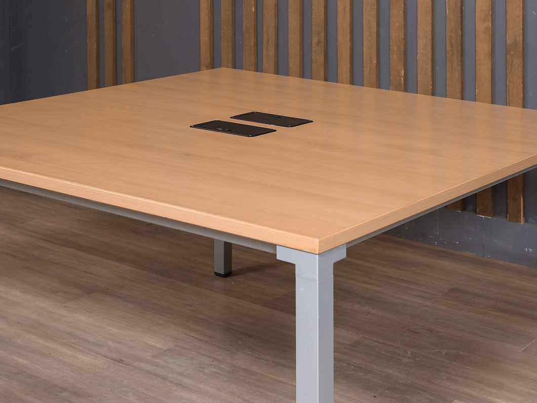 Стол для переговоров Steelcase ДСП Орех США (СДПОР1-280723)