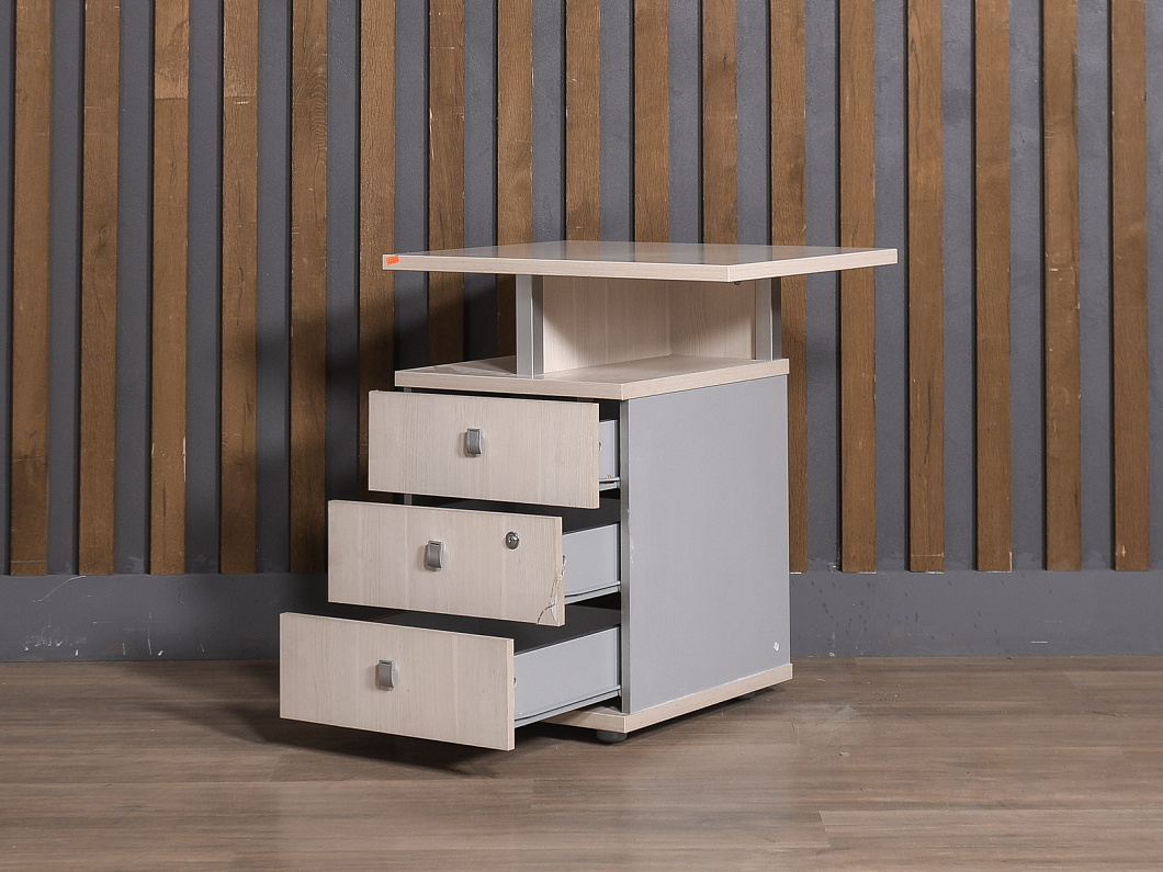 Тумба приставная Экспро Vasanta ЛДСП Бук Россия (ТПБК-231025)