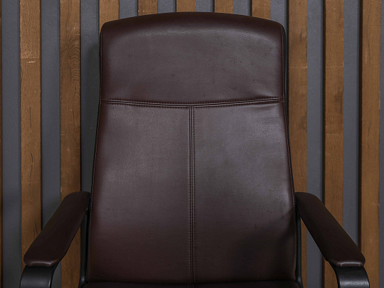 Кресло руководителя Бюрократ Dominus Искусственная кожа Коричневый Россия