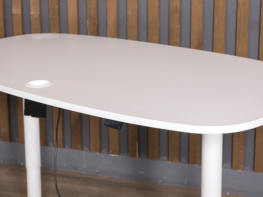 Стол с регулировкой высоты прямоугольный Bene ЛДСП Белый Швеция (СОБ1-281225)