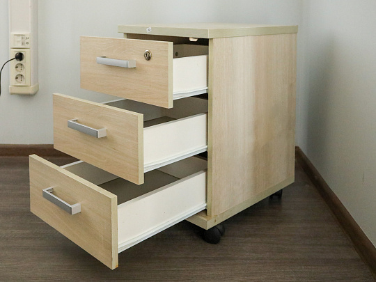 Тумба подкатная ЛДСП Клен