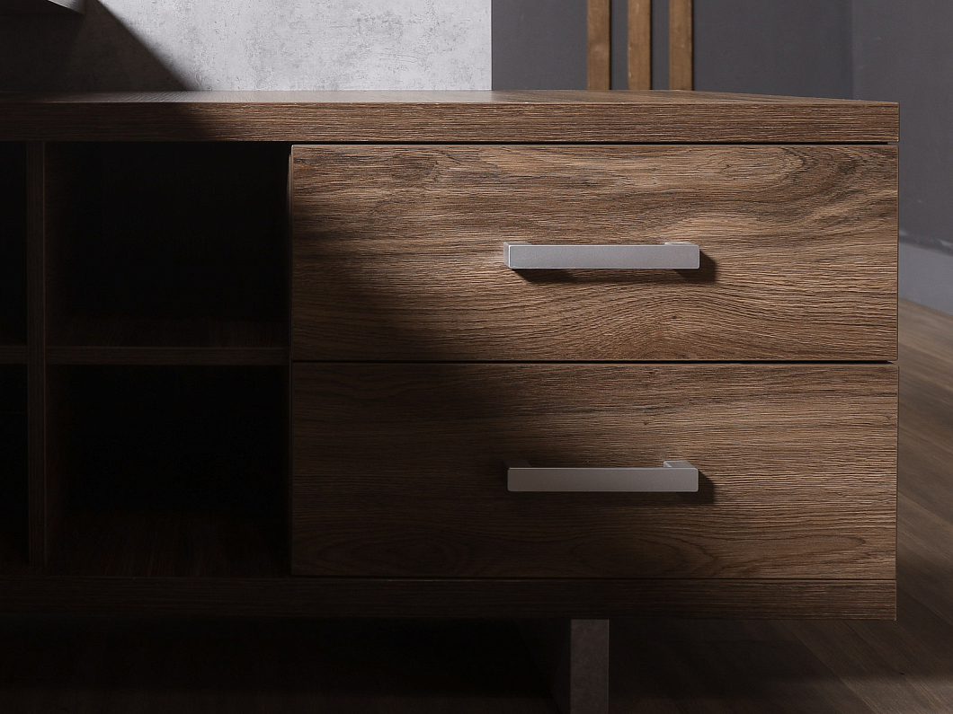 Кабинет руководителя NORDEN WOOD&STONE ЛДСП Орех Россия (крсрор-041025)