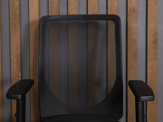 Офисное кресло ELICA Ткань Чёрный Италия