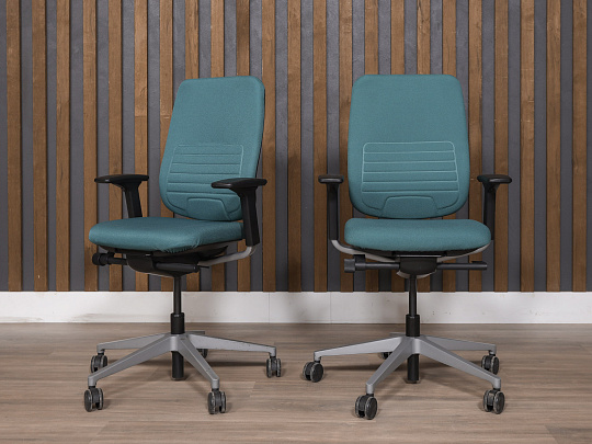 Офисное кресло Steelcase Ткань Зелёный Франция