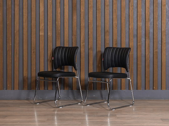 Конференц-кресло Easy Chair Искусственная кожа Чёрный Россия