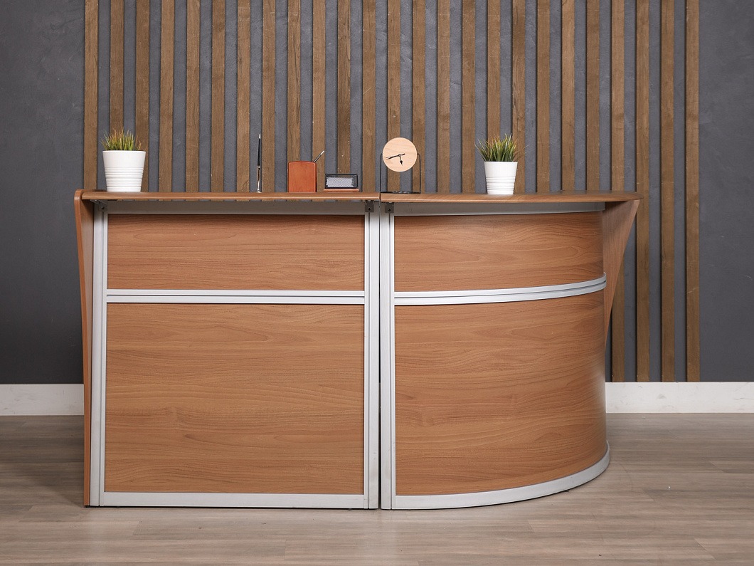 Ресепшн Технофорвард МДФ Орех Россия (РОР-230625)