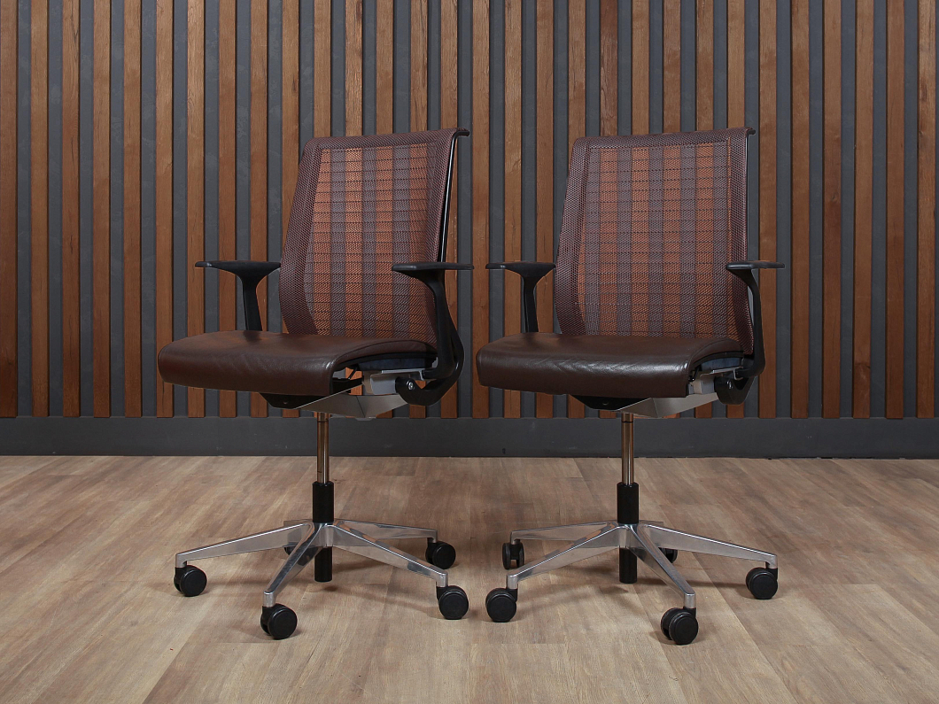 Кресло руководителя Steelcase Think Кожа Коричневый США (КПКР-140723)