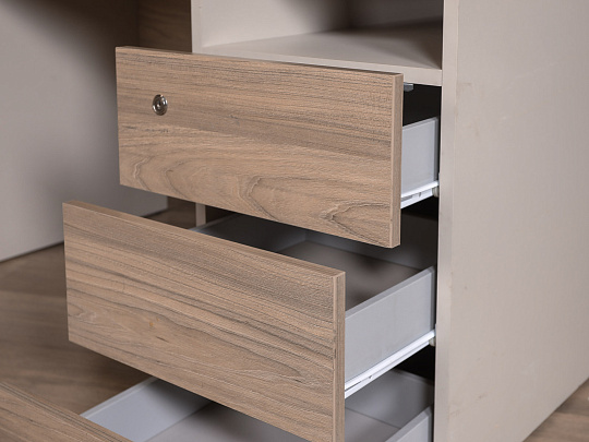 Стол с тумбой ЛДСП Бук